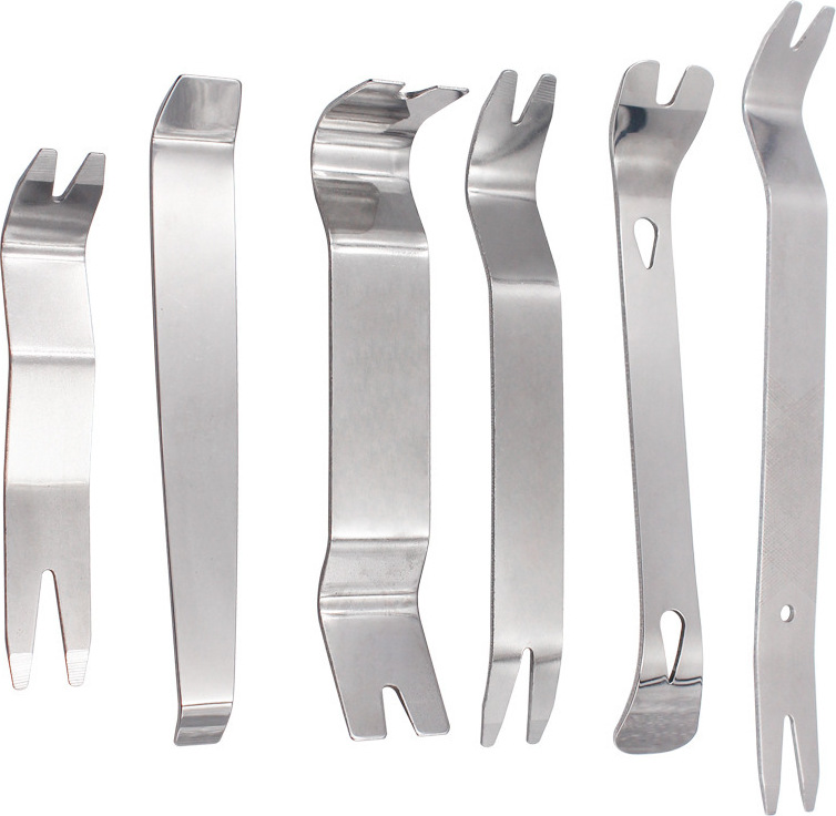 INF 6er-Pack Audio-Innenraum-Demontage-CD-Modifikationswerkzeug-Set für Auto rote Tasche 306402