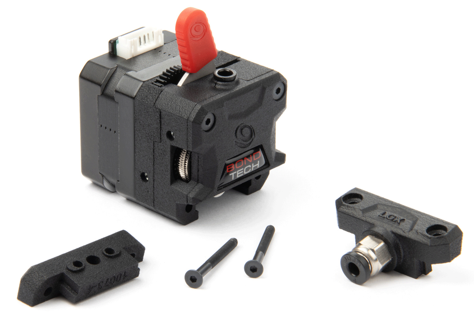 Bondtech LGX™ Extruder mit Dual Drive Technologie, größeren Antriebszahnrädern und Filament-Vorspannhebel 5524