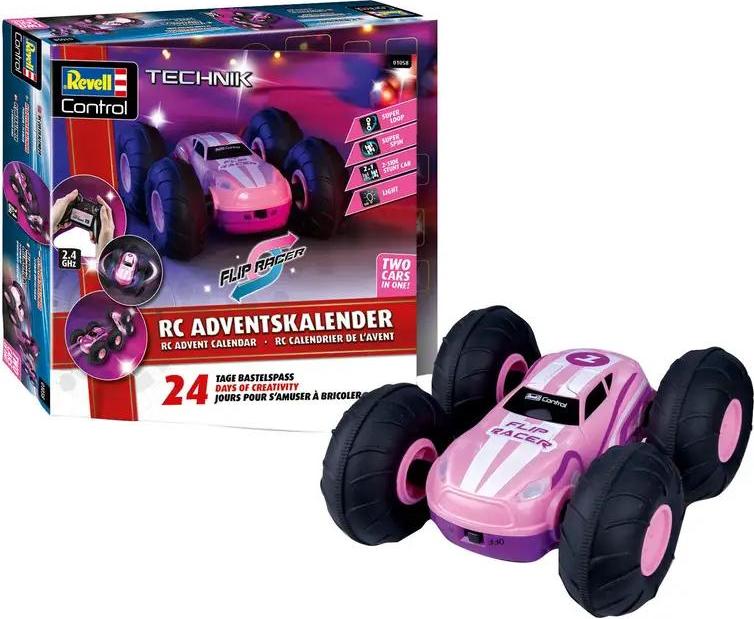 RC adventný kalendár Revell Flip Racer 1:22