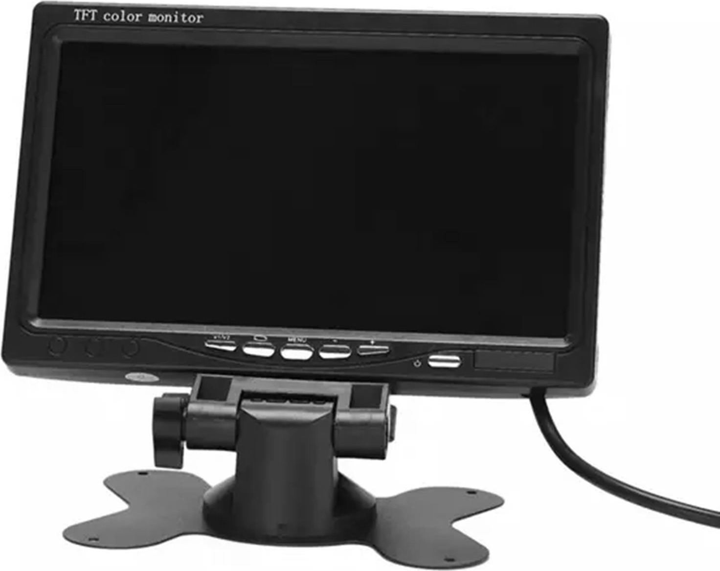 andoer 7-Zoll-HD-Display, TFT-Fahrzeugbildschirm, Auflösung 1024 x 600, geeignet für LKW, Busse, Wohnmobile, Anhänger usw., schwarz