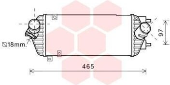VAN WEZEL 82004293 Intercooler