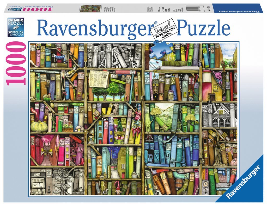 Ravensburger Puzzle Puzzles Skurrile Stadt colin thompson bunt witzig skurril