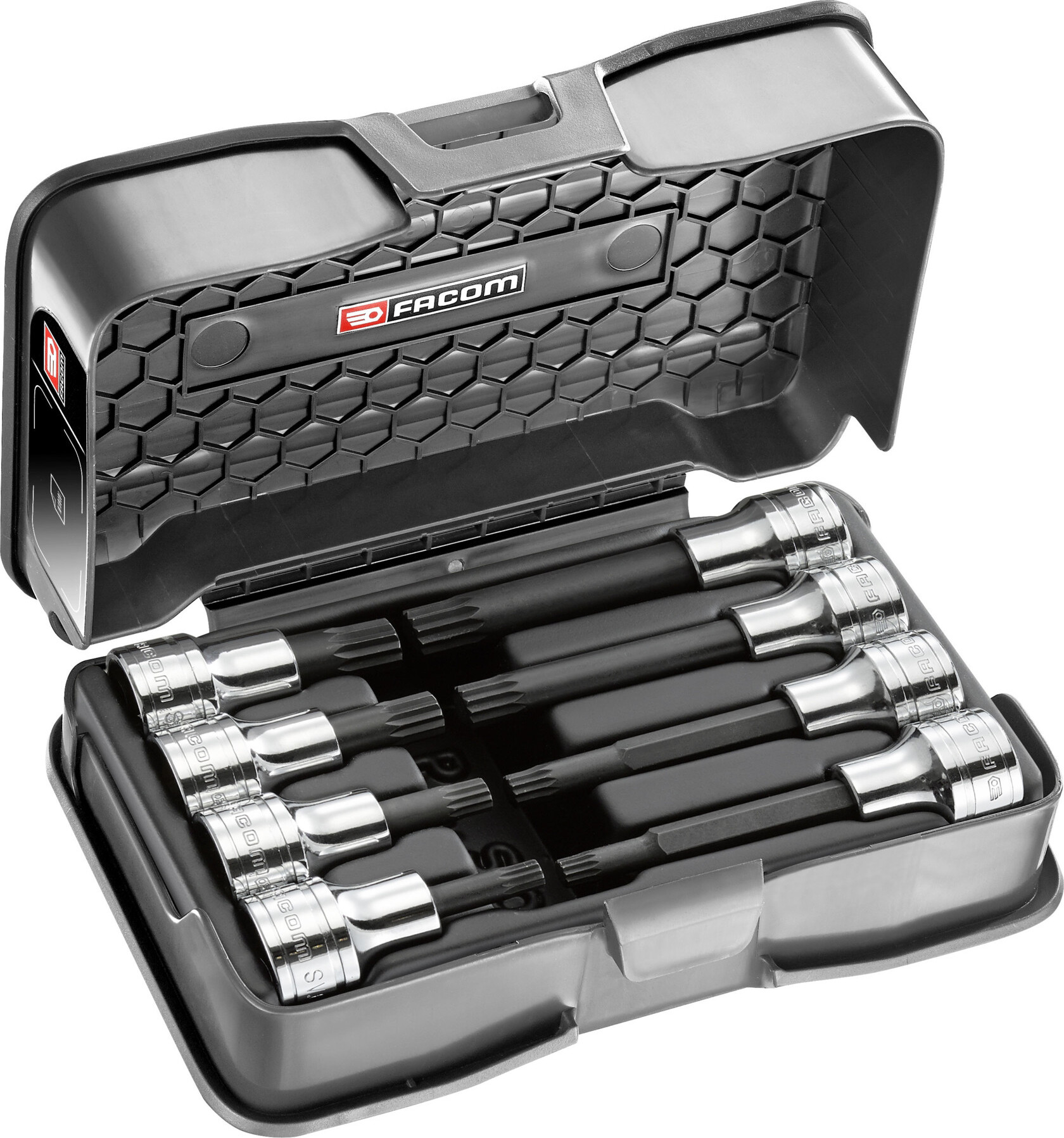 Facom Steckschluessel-Set 1/2Z XZN M6-M12 SV.J8B