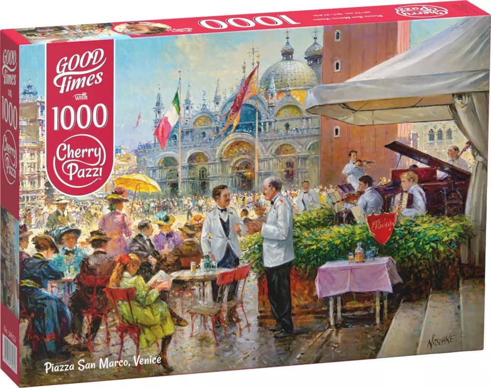 CHERRY PAZZI Puzzle Piazza San Marco, Venedig 1000 Teile