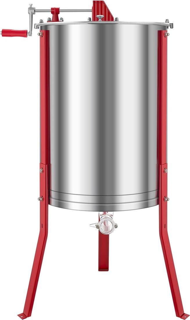 VEVOR Manueller Honigschleuder 6 Rahmen Honigschleuder Imkerei Edelstahl