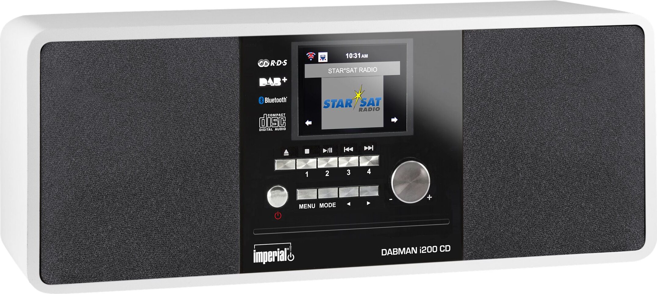 Telestar Imperial Dabman i200 CD DAB+ Internetradio weiß 22-237-00