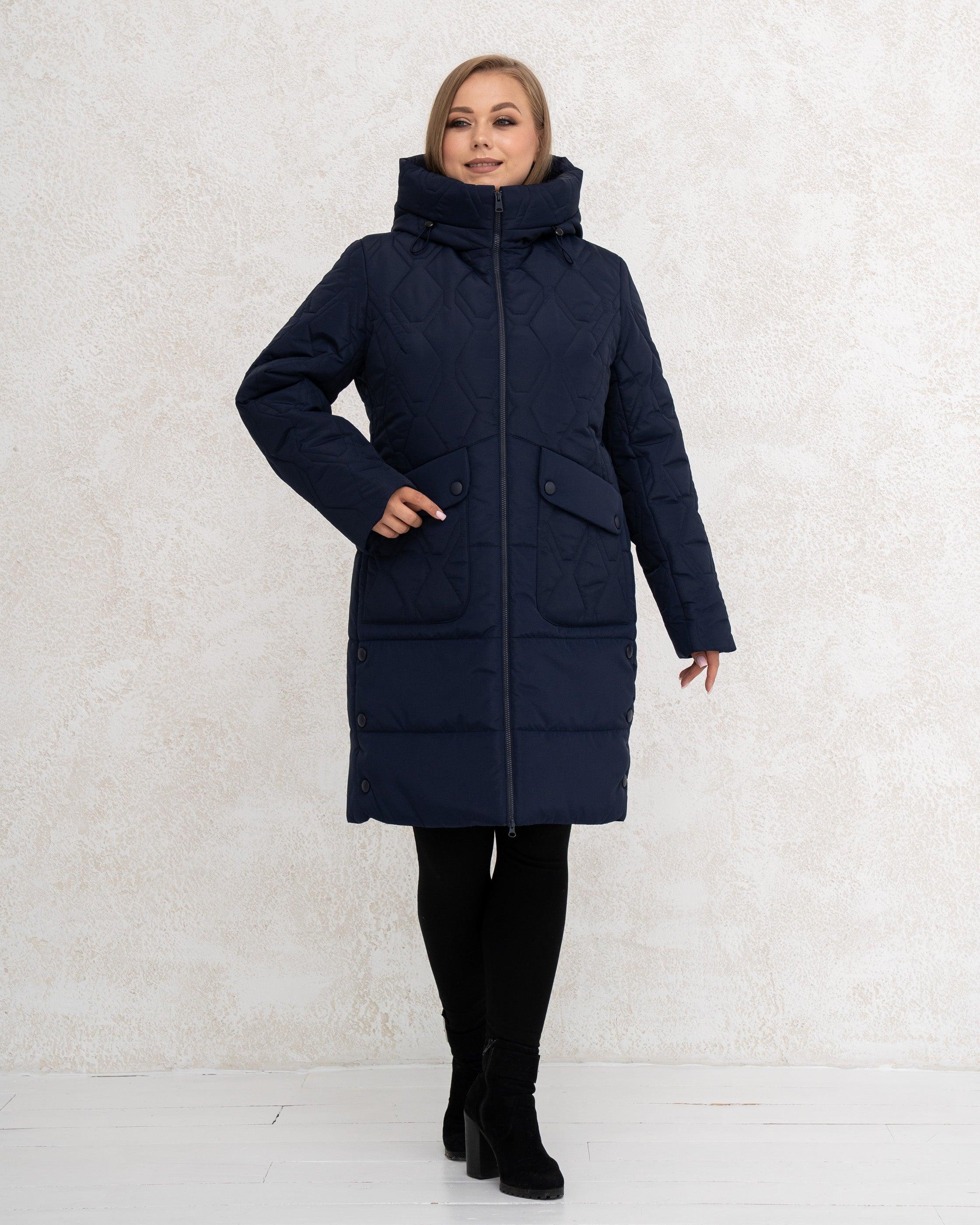Damen-Winterjacke 0453 - 52 Blau A.G.