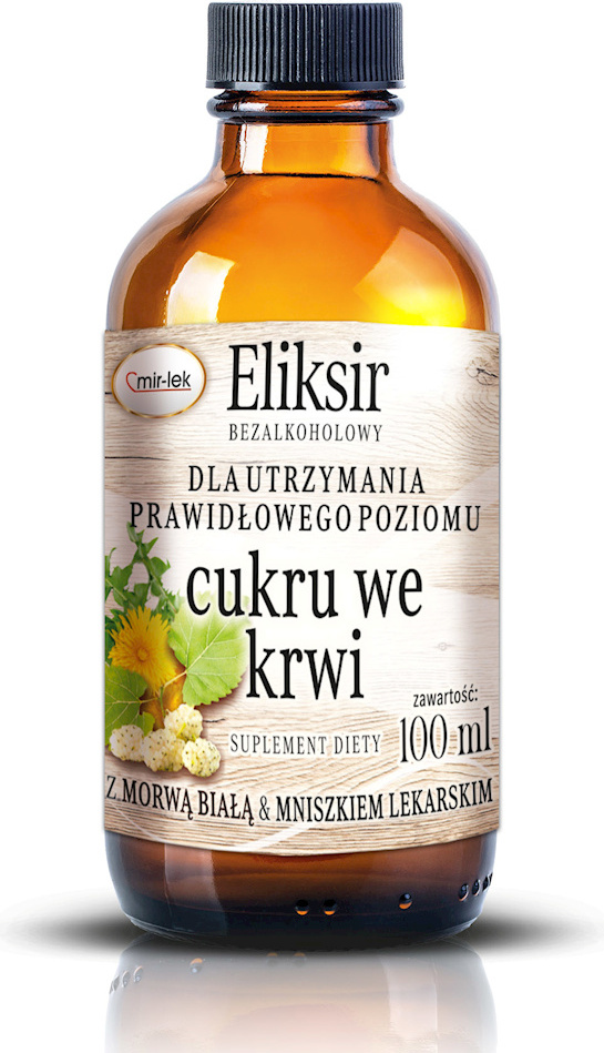 Alkoholfreies Elixier zur Aufrechterhaltung des richtigen Blutzuckerspiegels 100 ml MIR-LEK