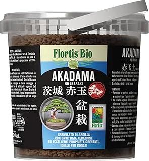 Akhan Kalapanta - Akadama fur Bonsai, HQ Ibaraki Bonsaierde 1L Granulometrie 2-5 mm Professionelle Harte Qualität japanischen vulkanischen Granulat für Bonsai-Pflanzen, Perfekte Balance 174851097