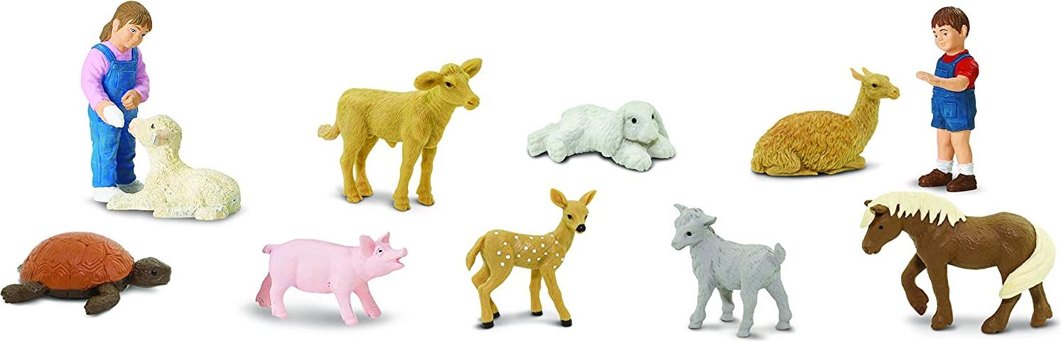 Safari Ltd. TOOBs Streichelzoo Spielzeugfigur für Jungen und Mädchen - Ab 3 Jahren Safari SA-683704