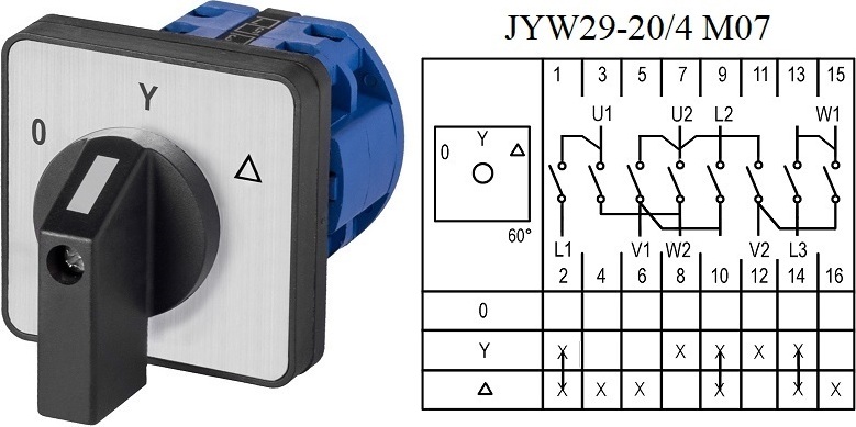 Tivendis Drehschalter Nockenschalter Wendeschalter Hauptschalter Motorschalter Schalter G