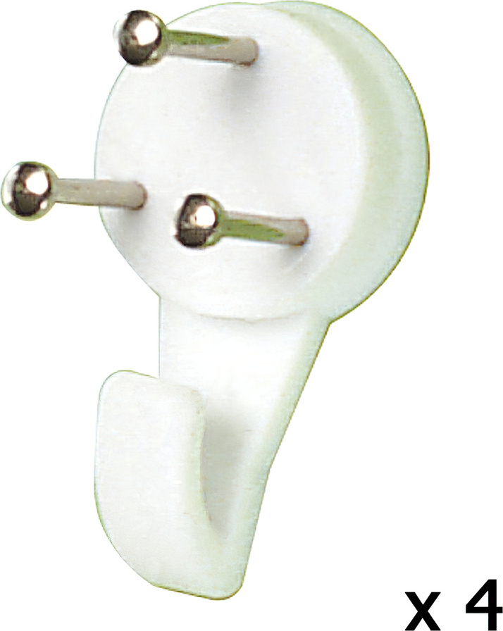 Wolfpack linea profesional Bildaufhänger Kleiner Haken (Blister 4 Stück) Nagel 05390040