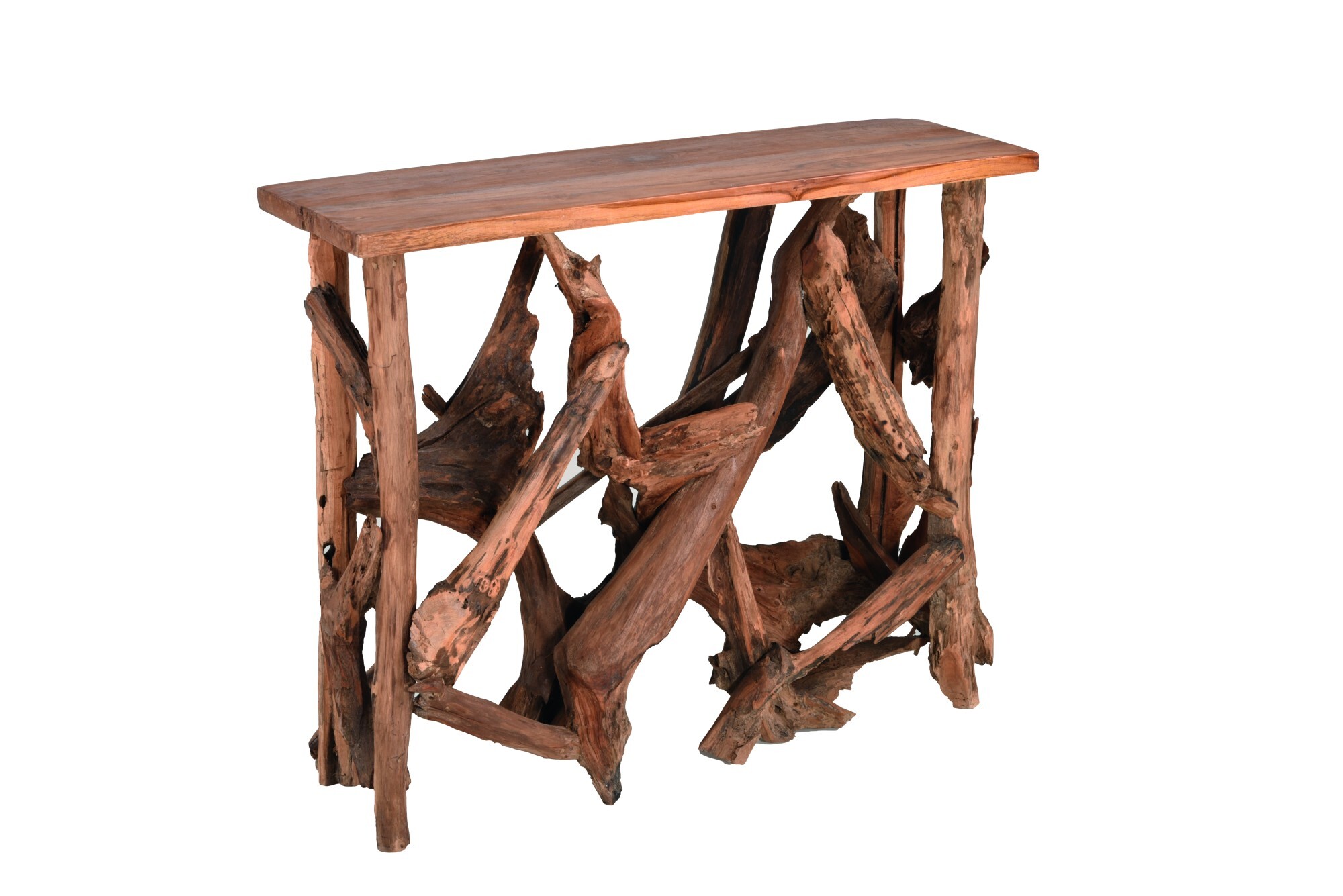Tisch CONSO, Teakwurzel