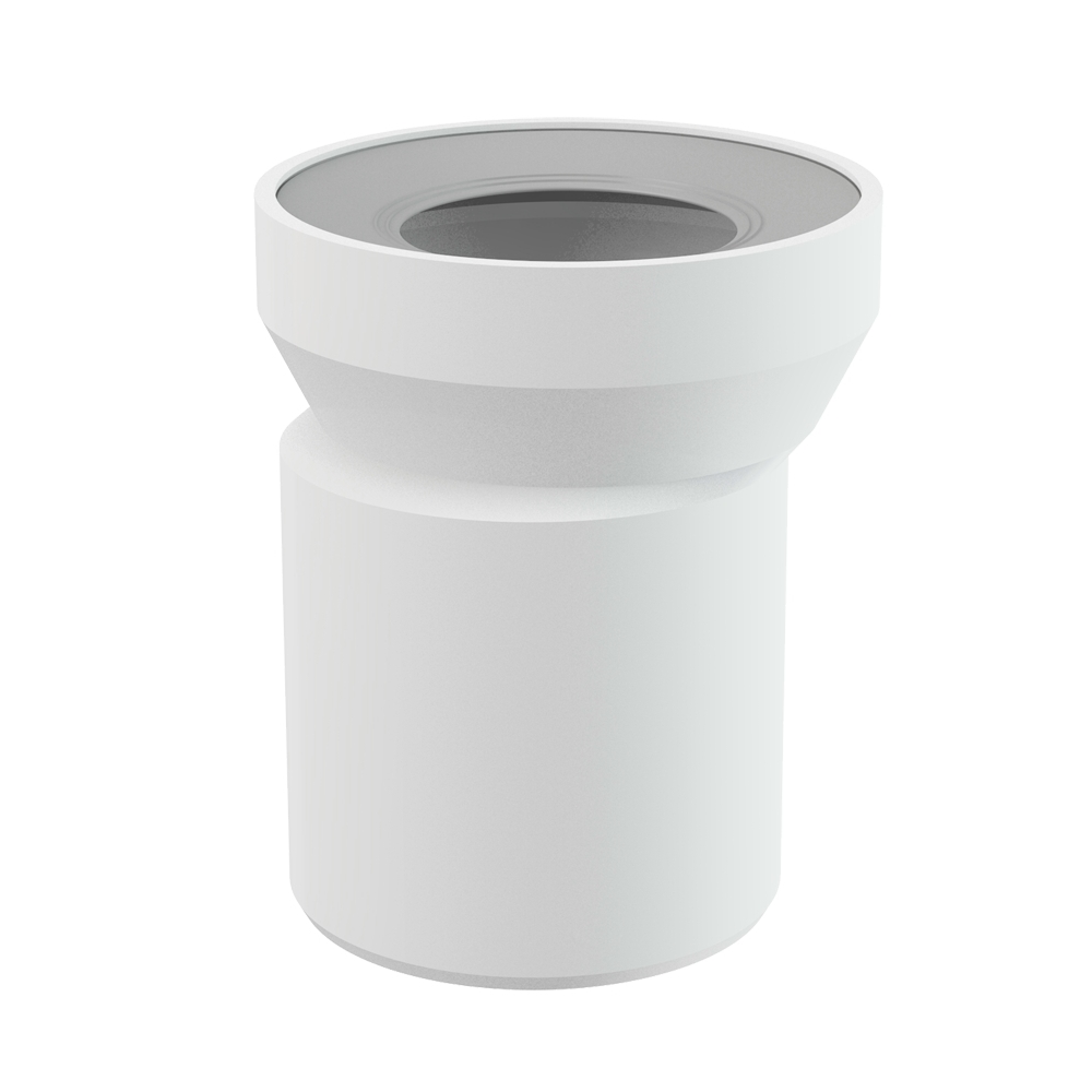 AlcaPlast A92 exzentrischer Universal WC Anschlußstutzen | Rohr-Stutzen DN100 (ø110mm) : Stutzen exzentrisch 15 mm Ausführung: Stutzen exzentrisch 15 mm