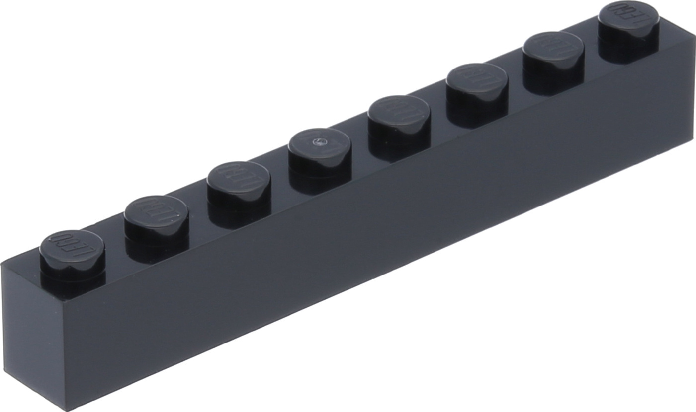 LEGO® 1x8 kociek Vysoké kocky Čierna - 3008 NEW! Množstvo 50x