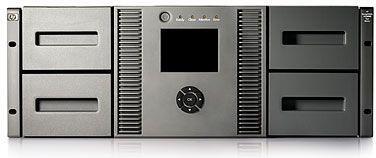 Hewlett Packard Enterprise MSL4048 2 LTO-5 Ultrium 3000 Fibre Channel Tape Library, 480 x 806 x 175 mm, 4U, Fiberkanal, LTO-5, 2:1, 256-bit AES Image