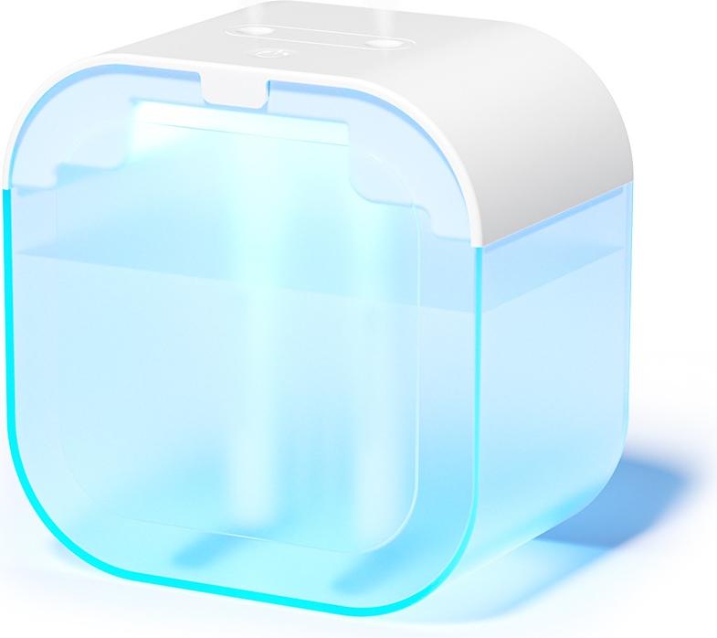 INF USB Dual Spray Luftbefeuchter: 1000ml Leiser Luftbefeuchter für Zuhause Weiß 399571