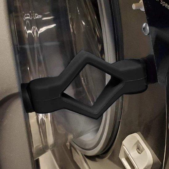 OEM Deursteuer für Waschmaschine mit Vorschusslader, verhindert Schimmelbildung und Geruchsbildung beim Trocknen der Waschmaschine (schwarz) 2026