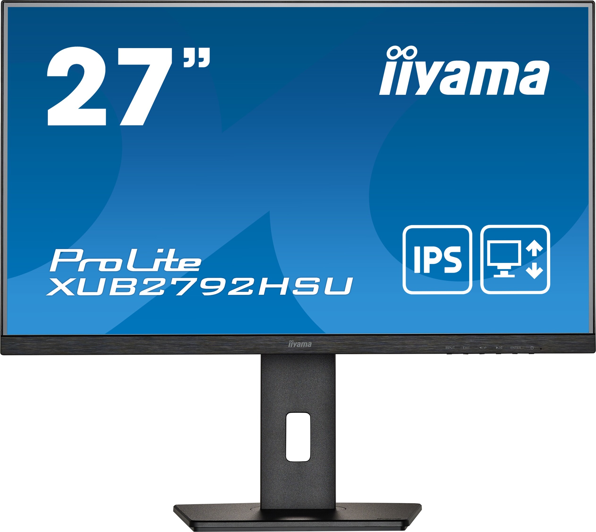 iiyama ProLite XUB2792HSU-B5, 68,6 cm (27"), 1920 x 1080 px, Full HD, LED, 4 ms, Čierna