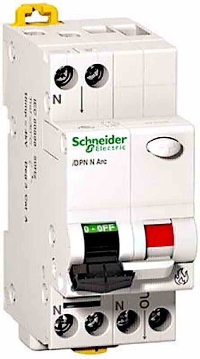 SCHNEIDER ELECTRIC AFDD mit LS-Schalter 1P+N Acti9 B 10A 230V A9FDB7610