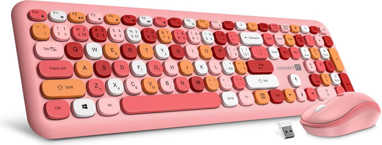 CONNECT IT Modekombination, rosa, CZ SK CKM-5010-CS