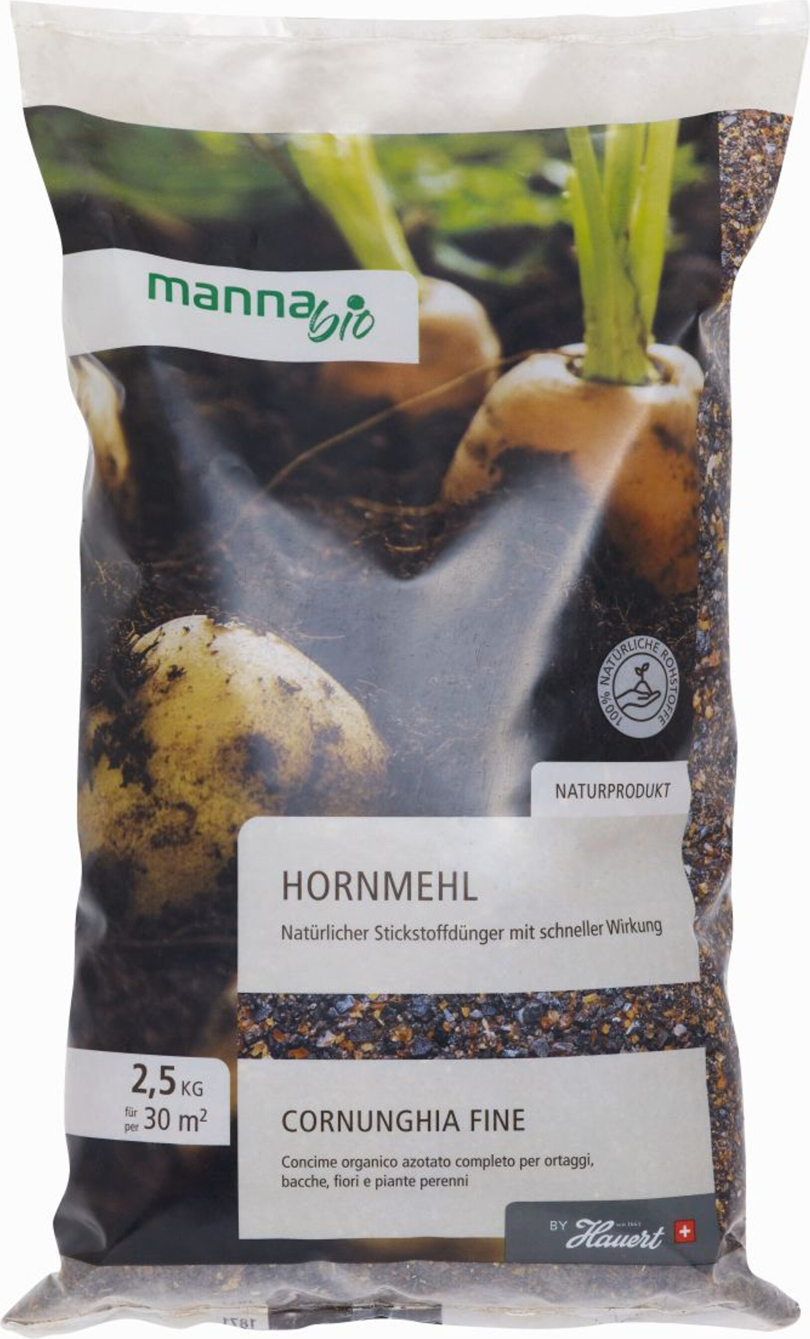 Hauert Manna Hornmehl 2,5 kg für 30 qm 674672-hm