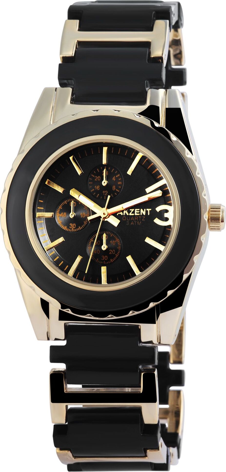 Akzent Damenuhr mit Metallarmband SS8101000009