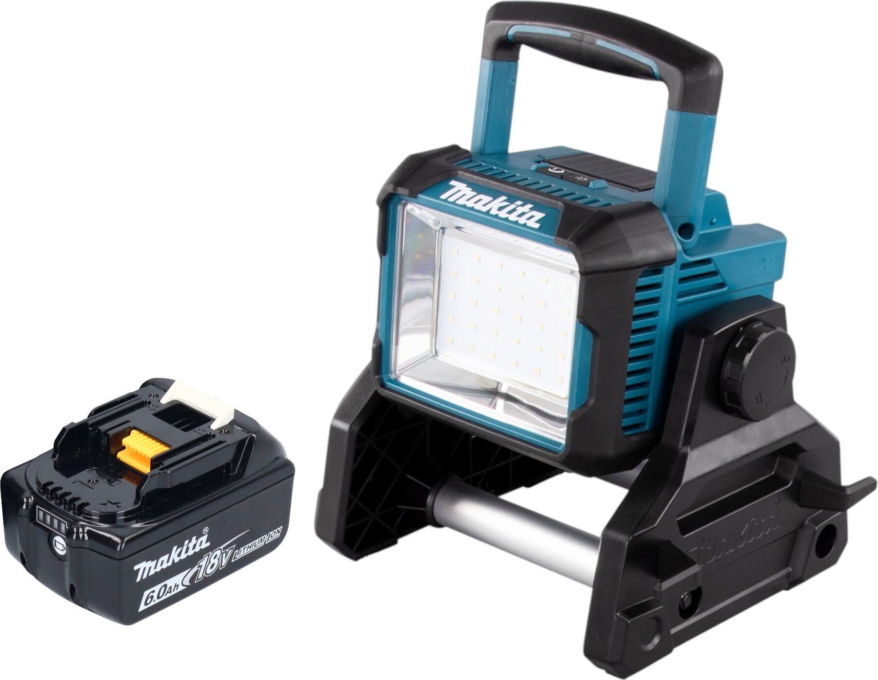Makita DEADML 811 G1 Akku Baustrahler 14,4 / 18 V 3000 lm LED + 1x Akku 6,0 Ah - ohne Ladegerät DEADML811