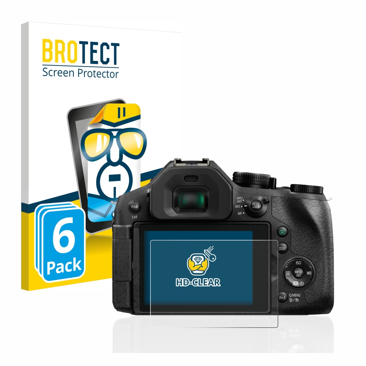 BROTECT Schutzfolie Für Panasonic Lumix DC-G9 II – 6 Stück, Ultraklar, Made In Germany
