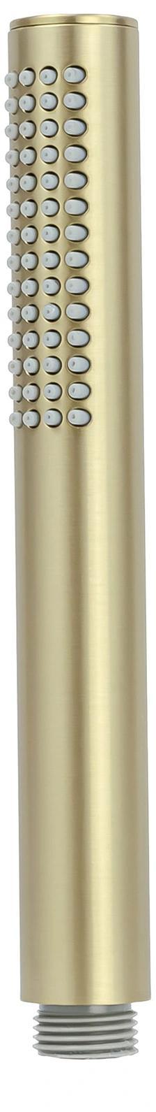 Avapax | Duschkopf Mikrofon 1f - Gebürstetes Gold - Einfunktions - Messing - Elegante Form ASUN141211