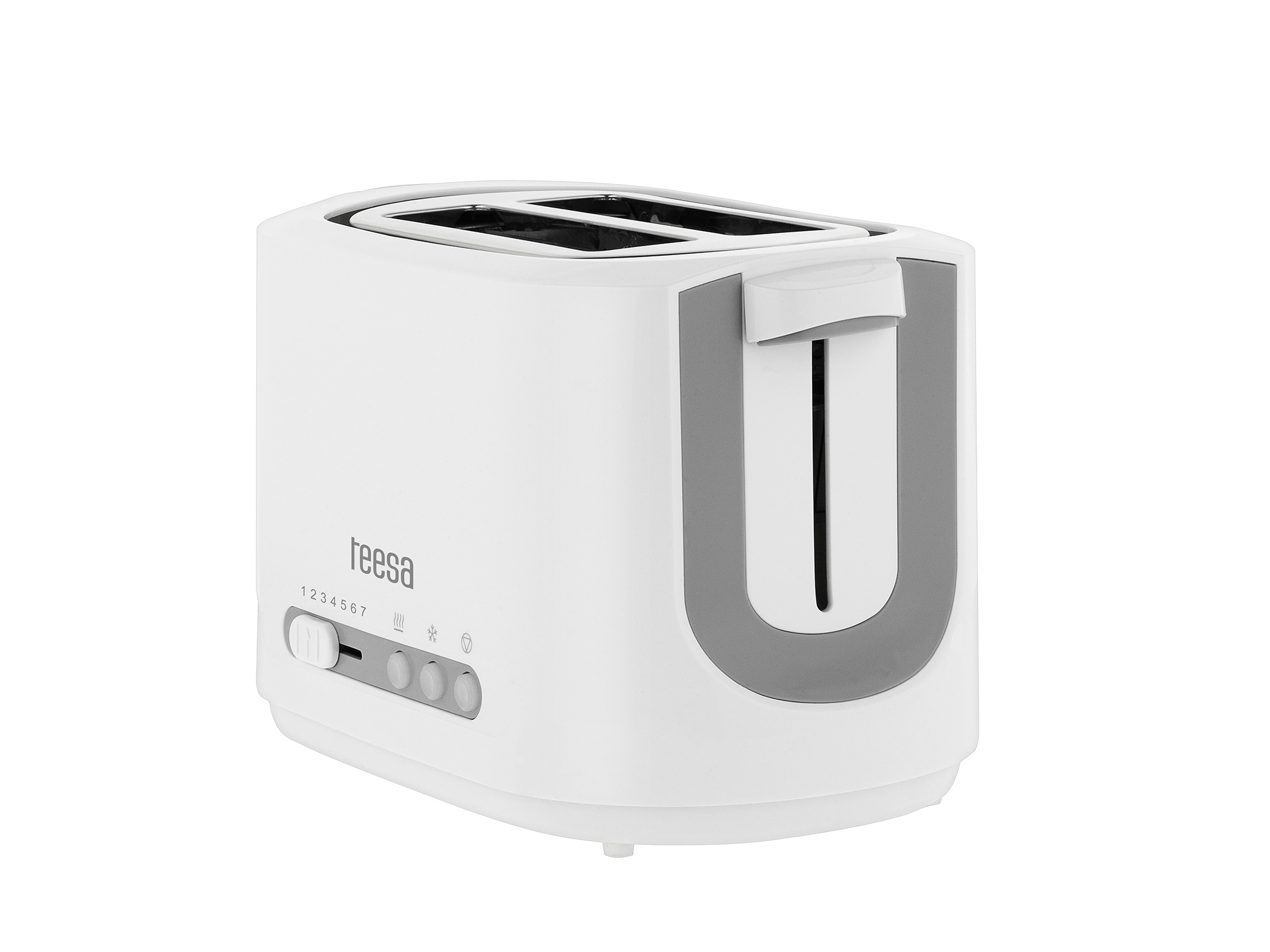 Uni-T Teesa Toaster, 850 W, 2 Toasts, 7 Einstellungen, Tablettrost TSA3302