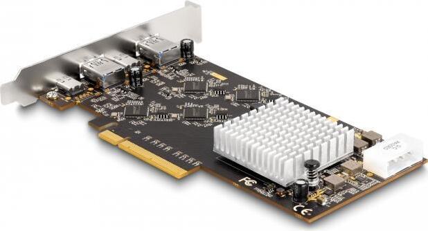 Karta DELOCK PCI Express x8 s 2 x USB 20 Gb/s USB typu C