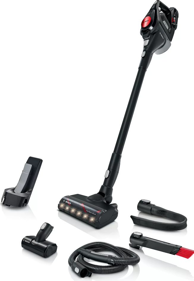 Bosch Serie 8 BKS821MPOW, Tyčový vysávač, Bezvreckové, Čierna, Obdĺžnikový, Suchý, Filtrovanie