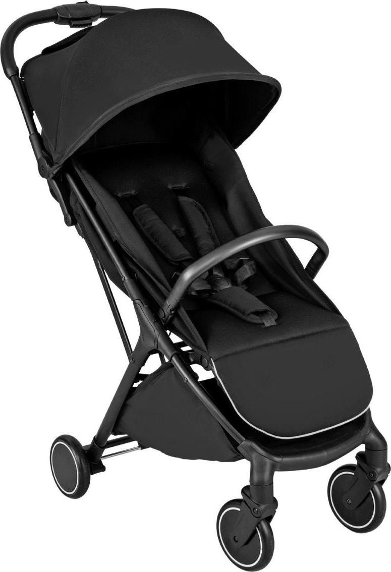 Northix Faltbarer Reisekinderwagen mit Liegesitz, Schwarz