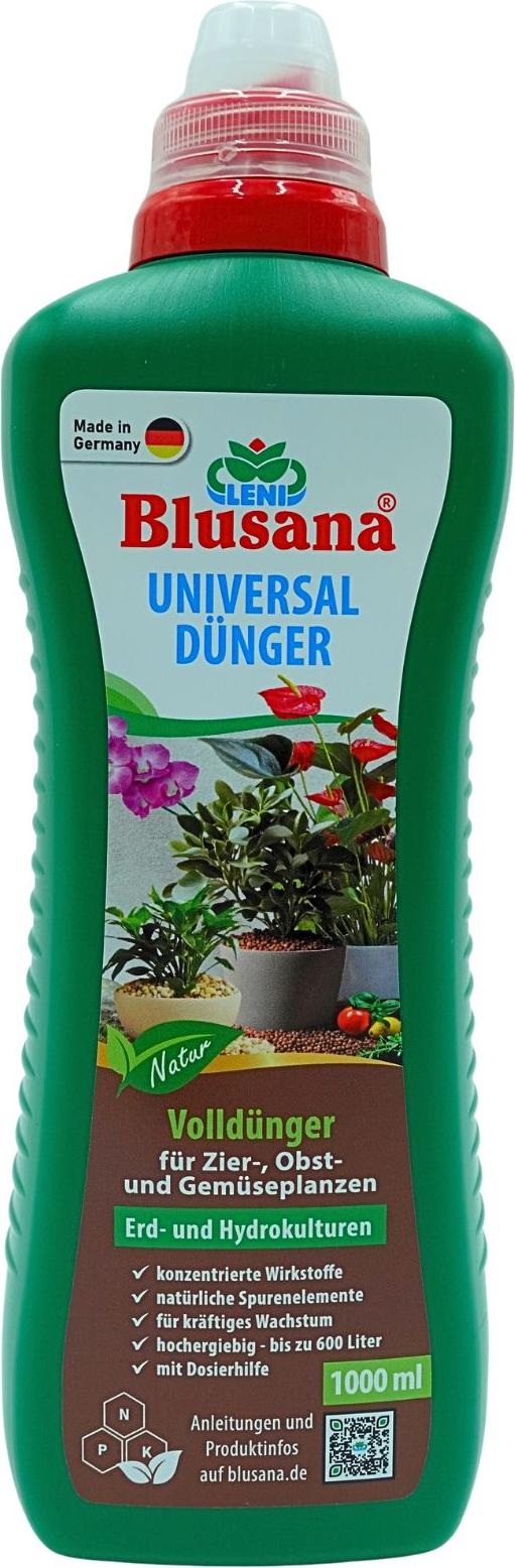 Flüssigdünger für Hydroplanzen + Erdpflanzen Blusana von Leni 1000 ml
