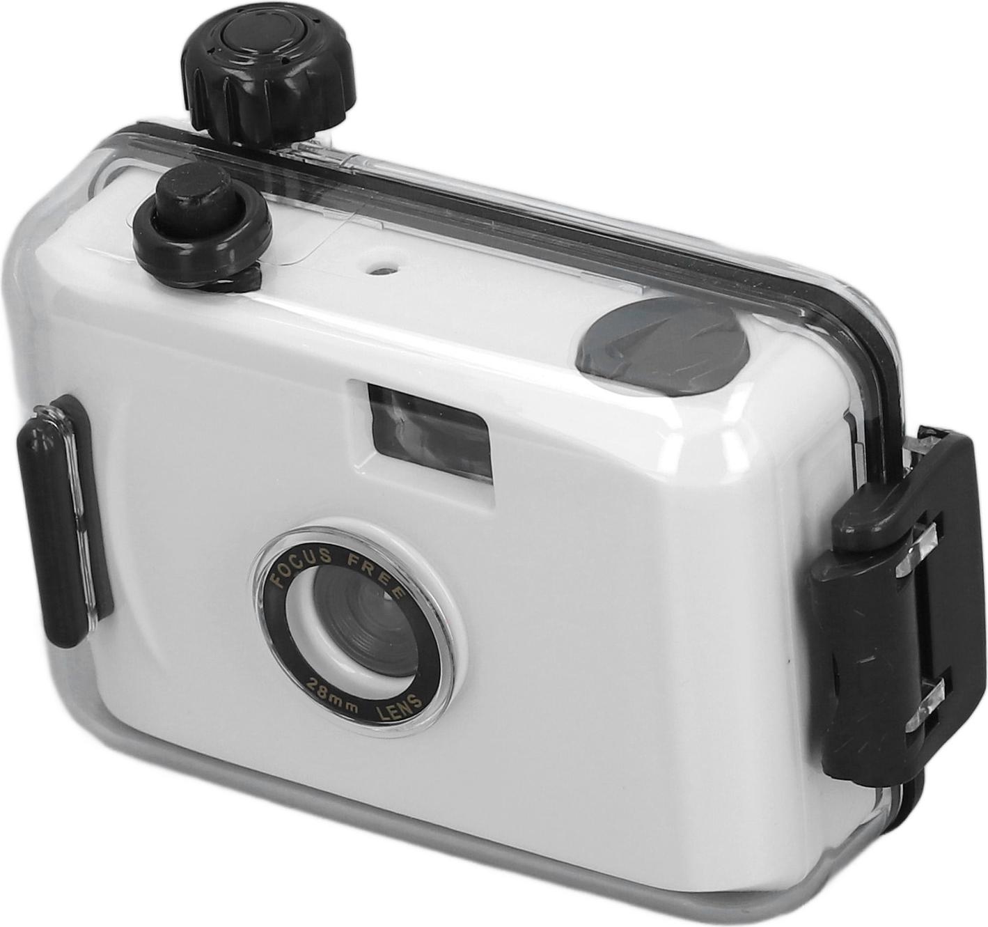 Lixada 35-mm-Mehrwegfilmkamera mit wasserdichtem Gehäuse zum Schnorcheln mit einer Verschlusszeit von 1/100 s, F/9, 28-mm-Objektiv, schwarz-weiß K_2214240042011_260123_63049