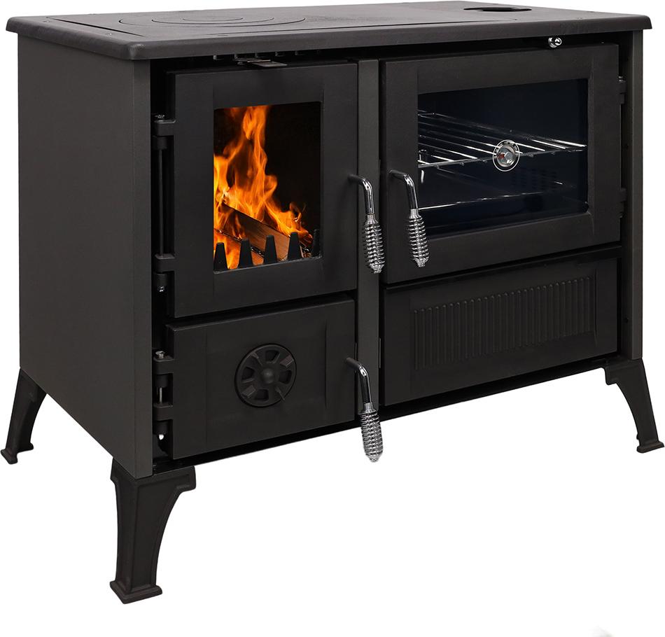 365® Küchenherd Cook Smart schwarz emailliert 8 kW Gusseisen A+