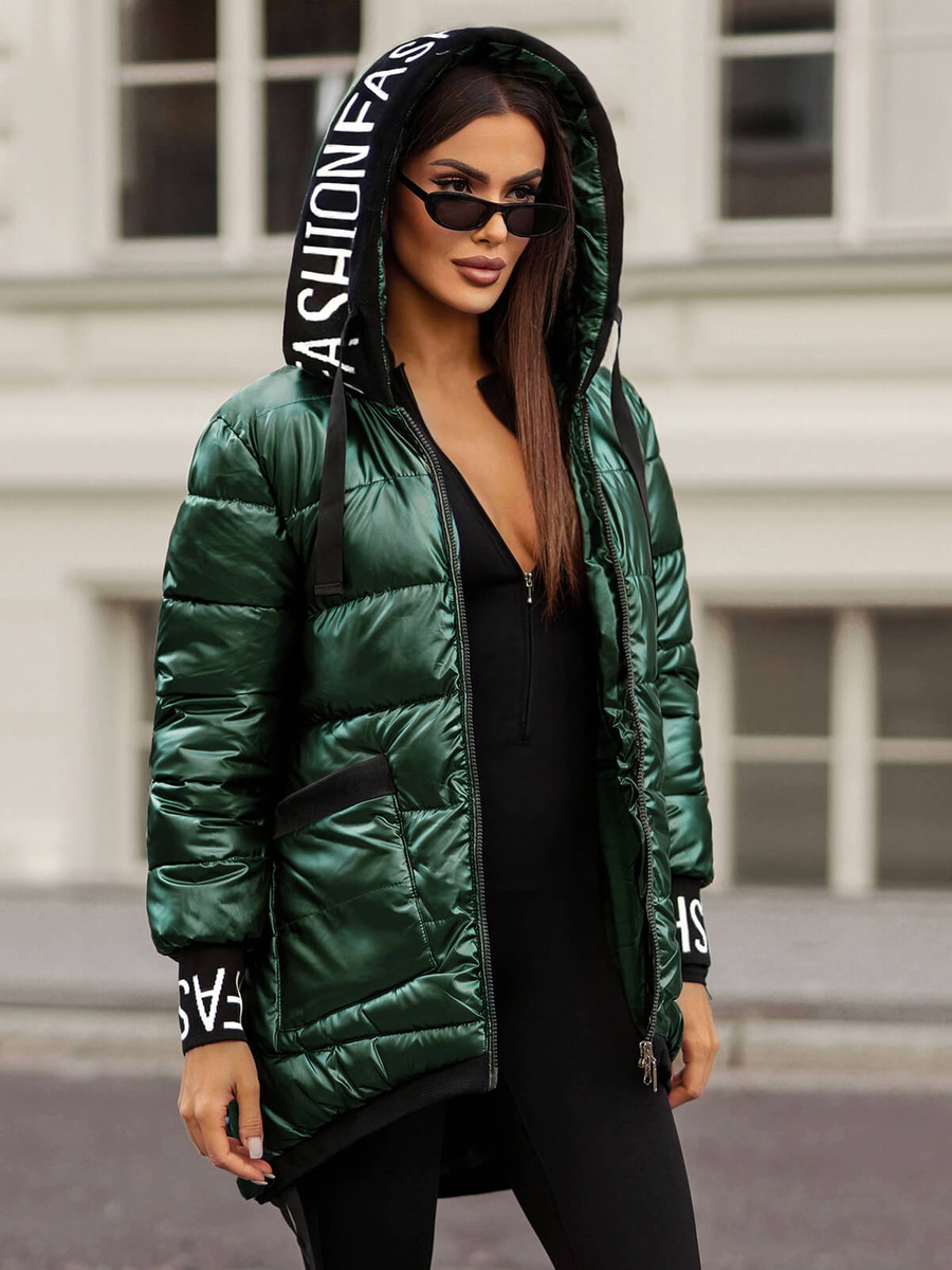 Damen Winterjacke Grün OZONEE JS/5M3188/238Z S