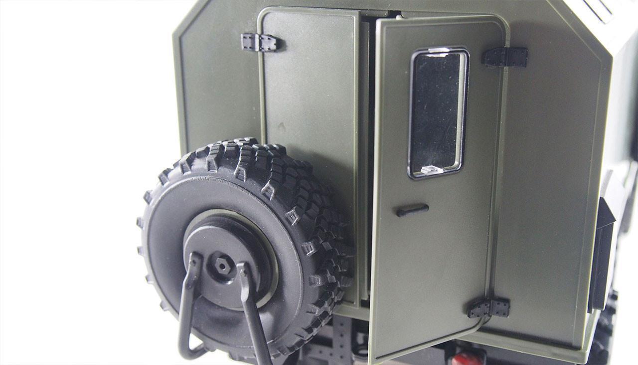 s-idee® B36-3 Camion télécommandé avec remorque 1/16 6WD 2,4 G RC avec éclairage