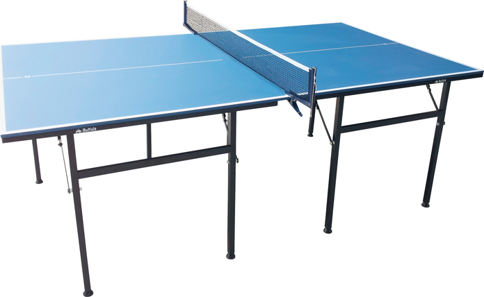Tischtennisplatte Buffalo Midi 75% Indoor blau tt 103