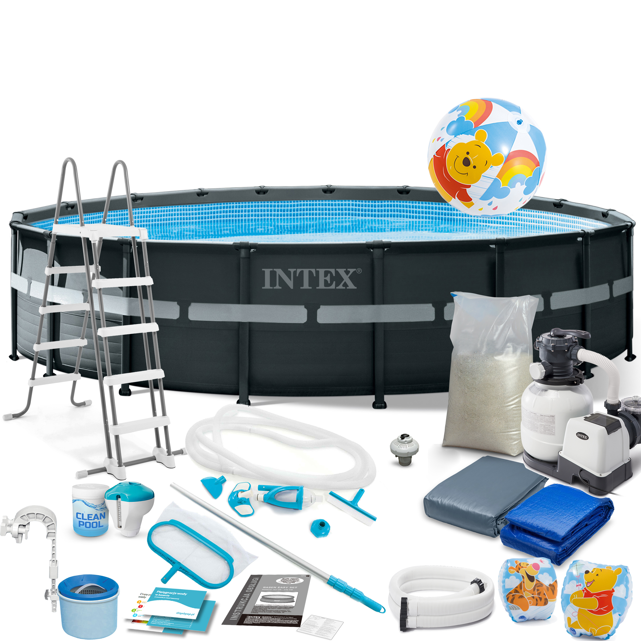 INTEX Frame Pool 549 x 132 cm - 21 in 1 Gartenpool