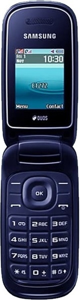 Samsung GT-E1272 Blau Dual Sim Klapphandy Tastenhandy Werkshandy
