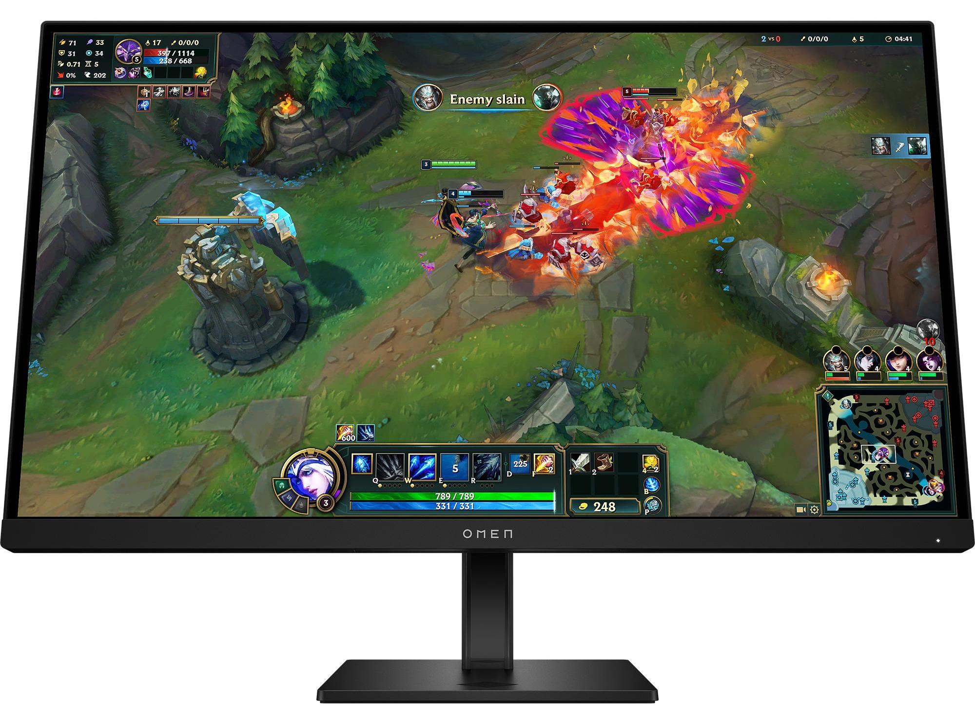 HP OMEN 27 inch QHD 180Hz Gaming Monitor, 68,6 cm (27"), 2560 x 1440 px, Quad HD, LCD, 1 ms, Čierna
