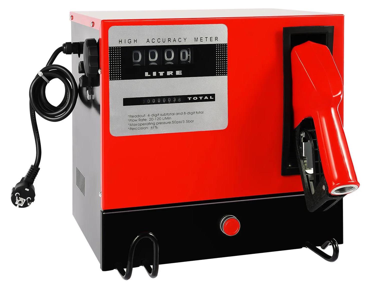 StarTech Dieselpumpe zur Kraftstoffförderung - Elektrisch - 550 W - 60 L/min Förderstrom - 8 m Förderhöhe - Rot