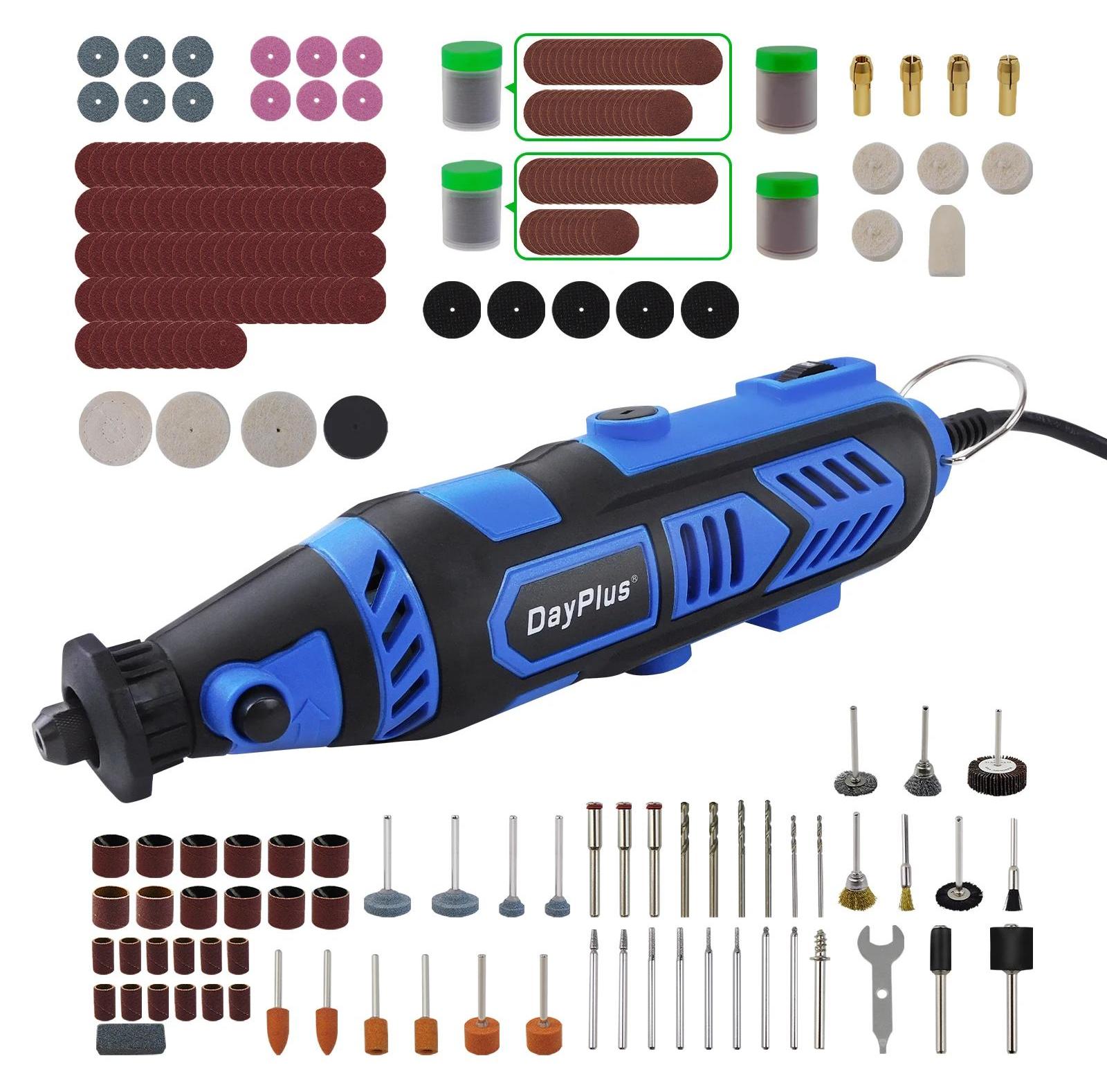 StarTech Rotationswerkzeug Multitool - 135W Set - Drehzahlregelung - 220–240V 50Hz - 252-teiliges Zubehörset - Mit Koffer