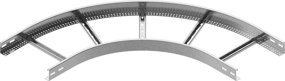 Baks Leiterbogen 90° LDC200H50 N, Blechdicke 2,0 mm