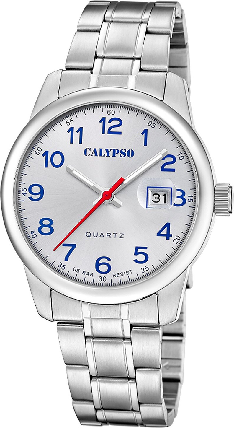 Pánske náramkové hodinky Calypso K5872/2 oceľ/svetlo šedá
