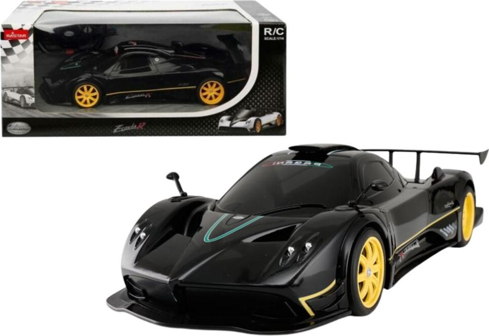 Jamara Germany RC Auto Sportmodell Ferngesteuerter Pagani Zonda Schwarz 1:14 20590
