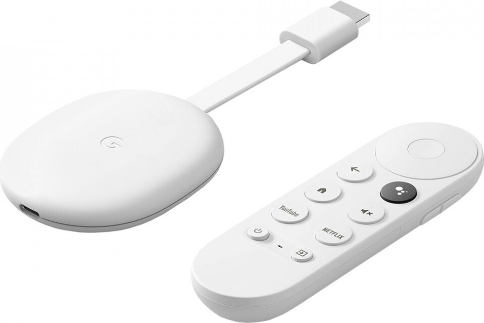 Multimedia-Player Google Chromecast TV 4K HDMI Weiß GA01919-US