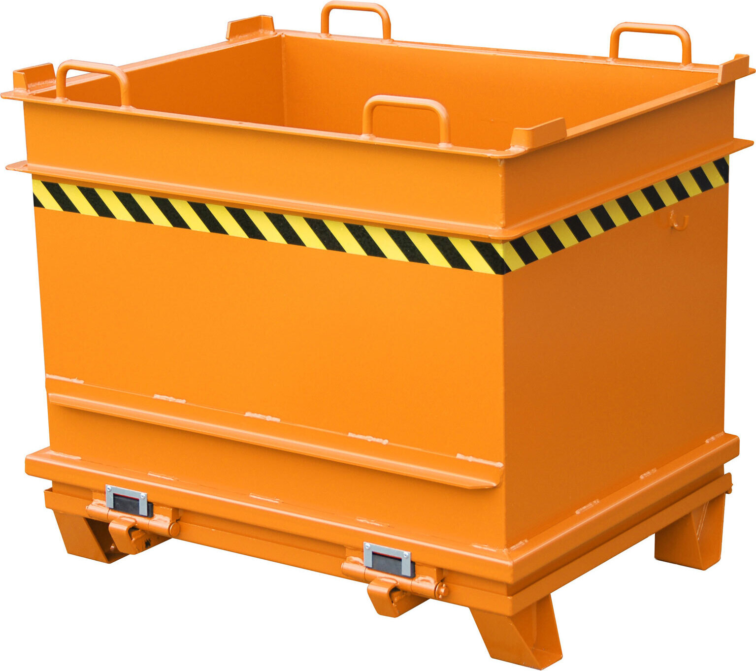 Bauer Baustoffcontainer BC 1000, lackiert, Gelborange